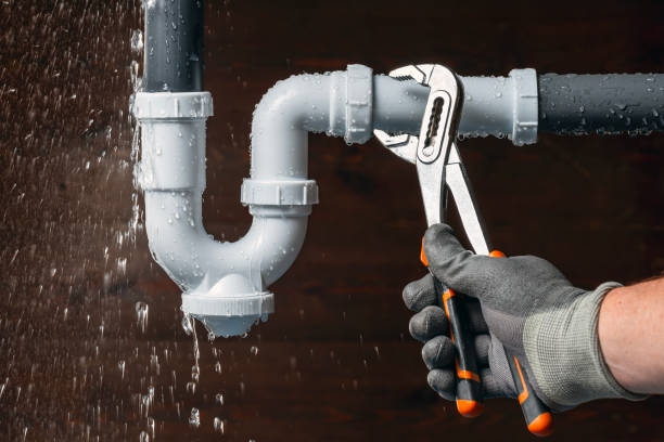 Professional Drain Cleaning technician working in Washington, NC